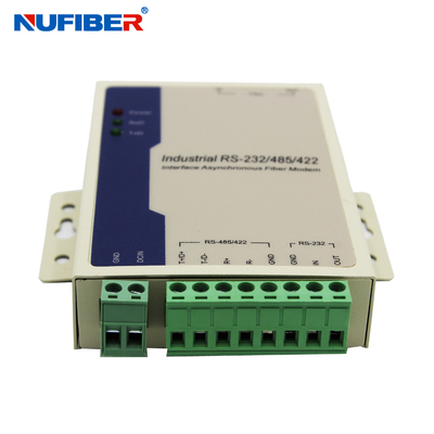 Modem de fibra RS485/422/232 a extensor de fibra convertidor de fibra óptica en serie Duplex ST SM 20 km Fuente de alimentación DC24V