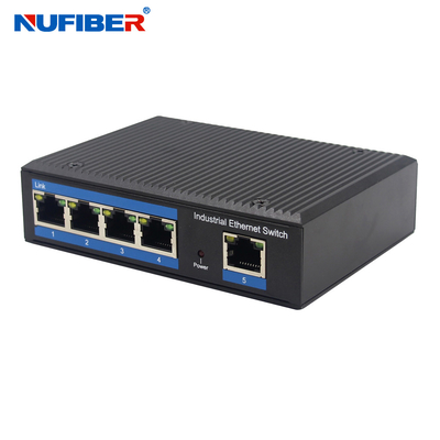 Interruptor portuario IP40 de la red de Ethernet de UTP RJ45 del carril 5 del dinar para la cámara IP del CCTV