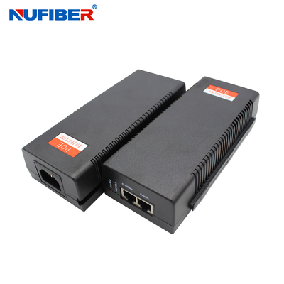 Poder de IEEE802.3af sobre puerto 15.4W DC48-56V del inyector de Ethernet el solo